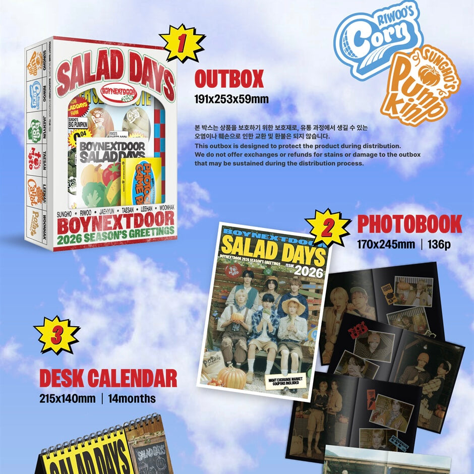 (PRE-ORDER) BOYNEXTDOOR - 2026 SEASON'S GREETINGS [SALAD DAYS]