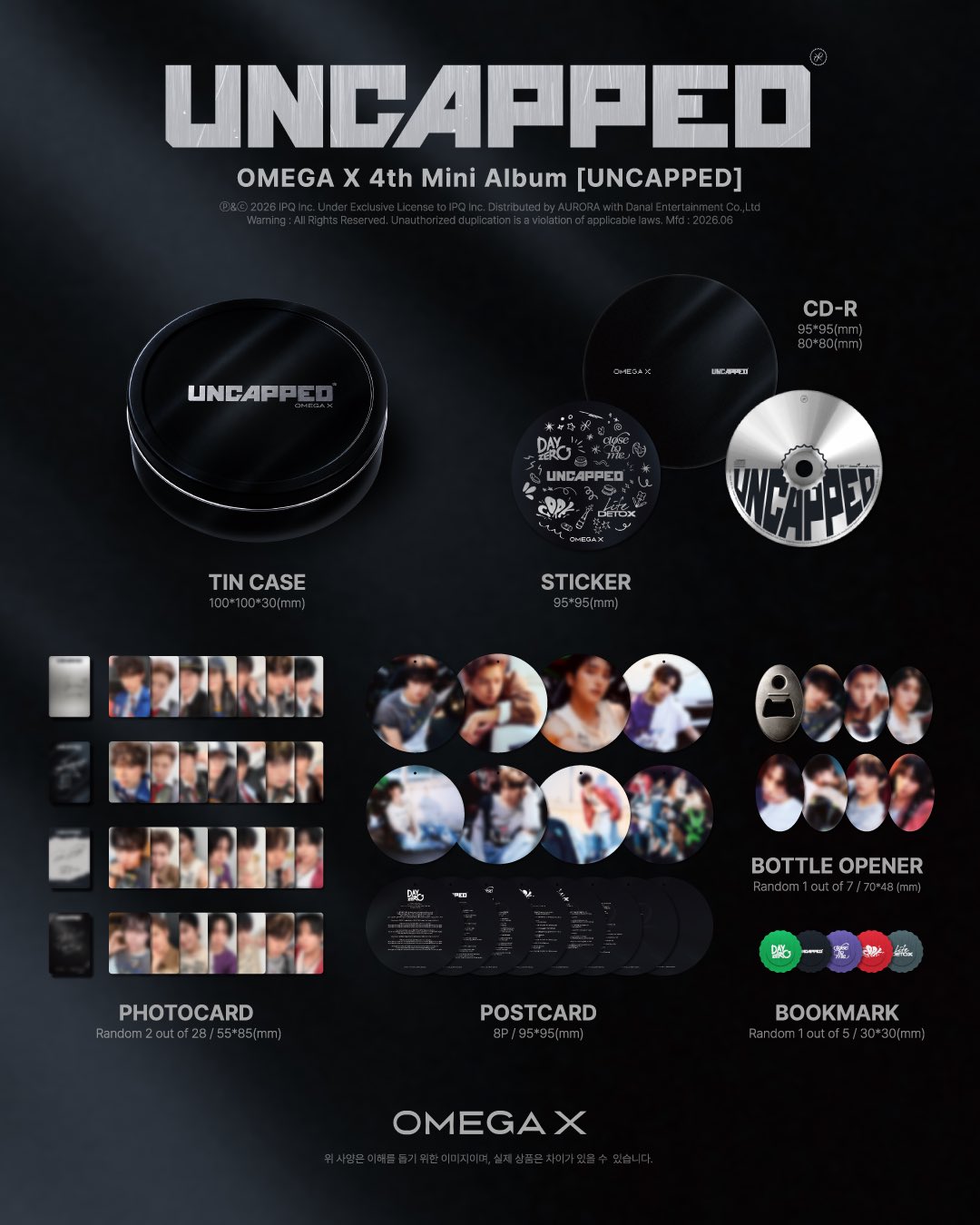 (PRE-ORDER) OMEGA X - 4TH MINI ALBUM [UNCAPPED]
