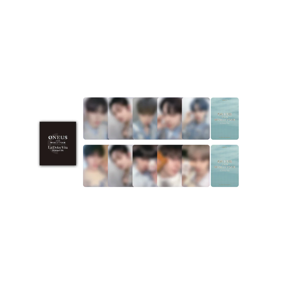 ONEUS - 2024 LA DOLCE VITA US TOUR OFFICIAL MD TRADING CARD (2 TYPES)