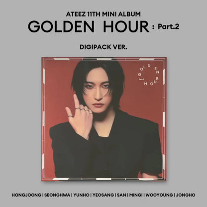 ATEEZ - GOLDEN HOUR : PART 2 DIGIPACK (8 VERSIONS) - LightUpK