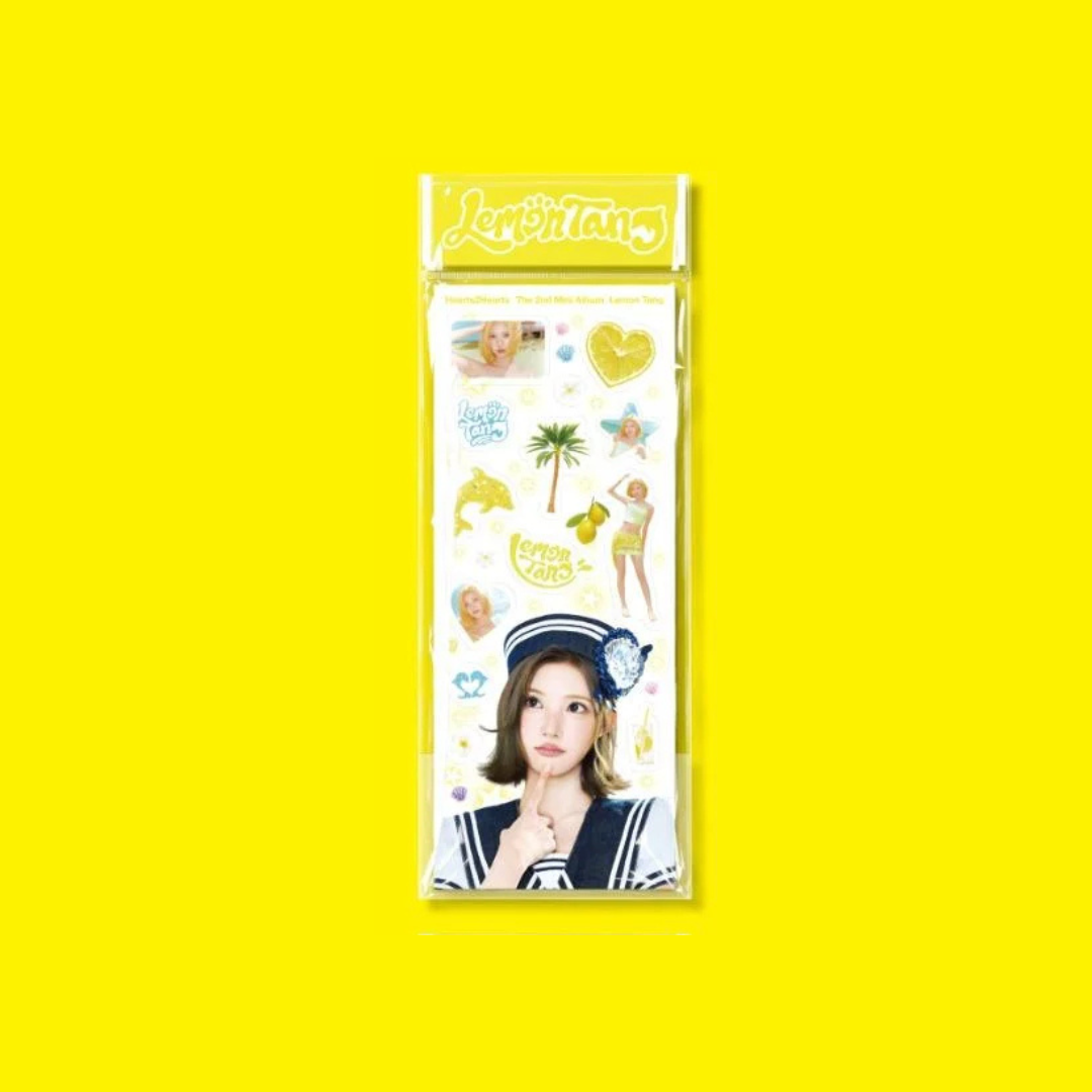 HEARTS2HEARTS - 2ND MINI ALBUM [LEMON TANG] (STICKER VER.) (8 VERSIONS)