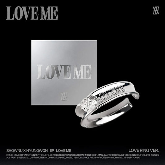 (PRE-ORDER) SHOWNU X HYUNGWON - EP [LOVE ME] (LOVE RING VER.) - LightUpK