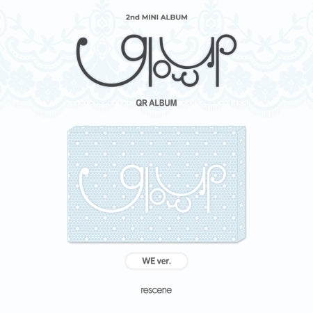 RESCENE - 2ND MINI ALBUM [GLOW UP] (QR VER.) (2 VERSIONS) - LightUpK