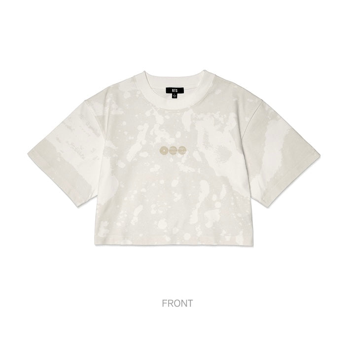 (PRE-ORDER) BTS - S/S CROP T-SHIRT (WHITE) (4 SIZES) - LightUpK