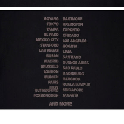 (PRE-ORDER) BTS - S/S TOUR T-SHIRT (Black) (4 SIZES) - LightUpK