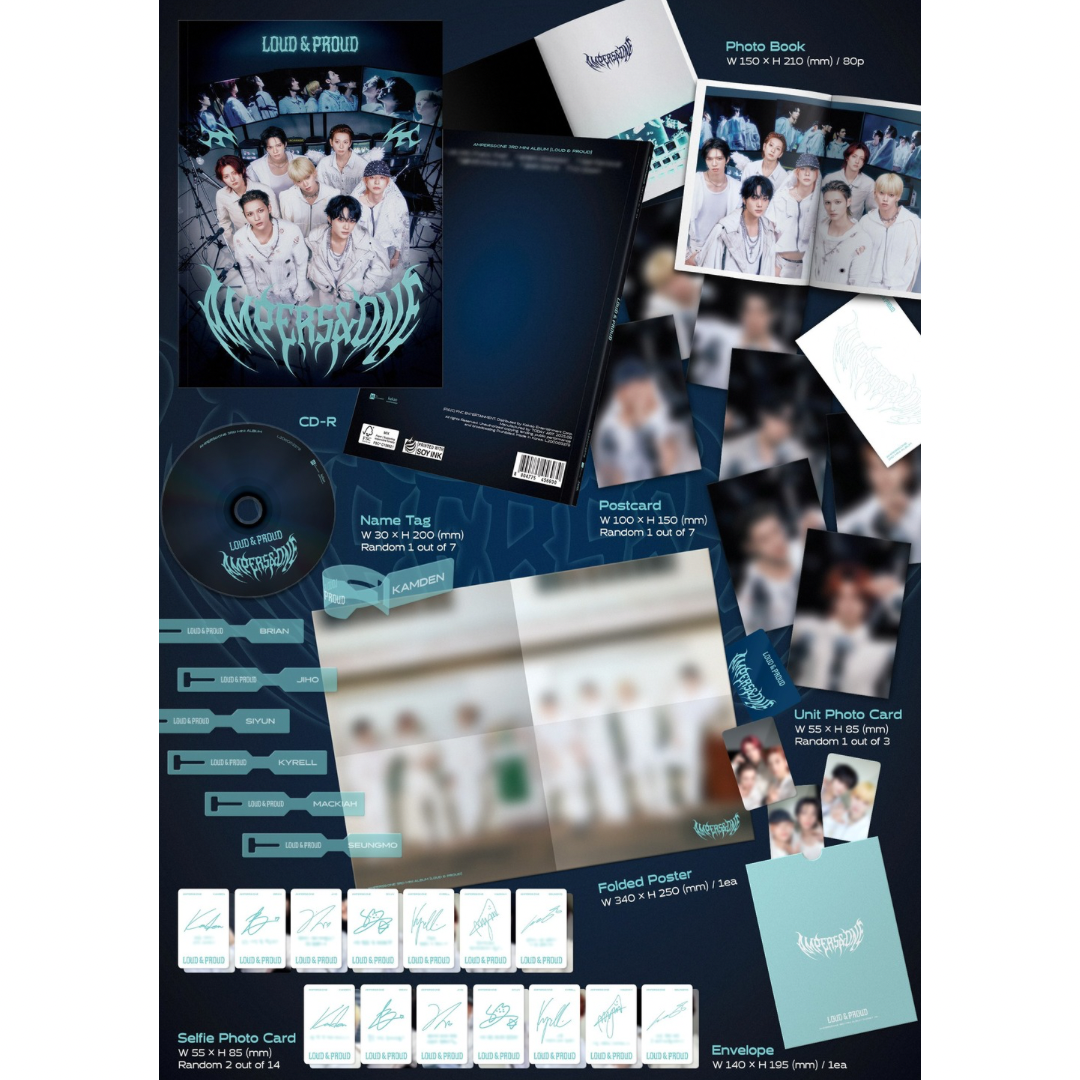 (PRE-ORDER) AMPERS&ONE - 3RD MINI ALBUM [LOUD & PROUD] (2 VERSIONS) RANDOM - LightUpK