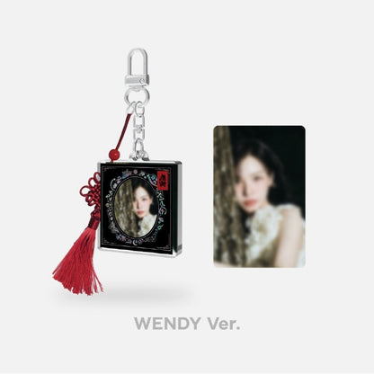 RED VELVET - [BLACK] CHILL KILL - FRAME PHOTO KEYRING (5 VERSIONS)