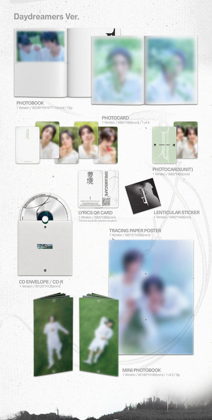 (PRE-ORDER) JEONGHANxJOSHUA (SEVENTEEN) - 1ST MINI ALBUM [DREAMSCAPE] (2 VERSIONS) RANDOM