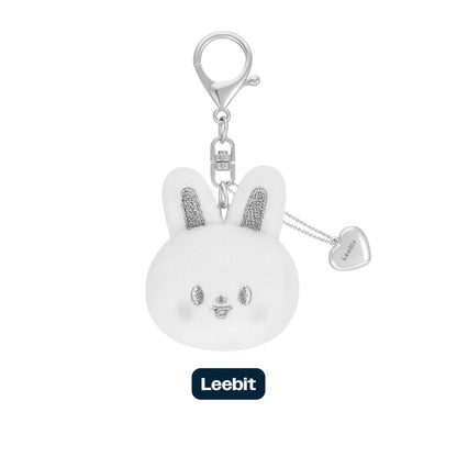 (PRE-ORDER) STRAY KIDS - DOMINATE : CELEBRATE POP-UP STORE MD - SKZOO FACE KEYRING SILVER VER. (8 VERSIONS) - LightUpK