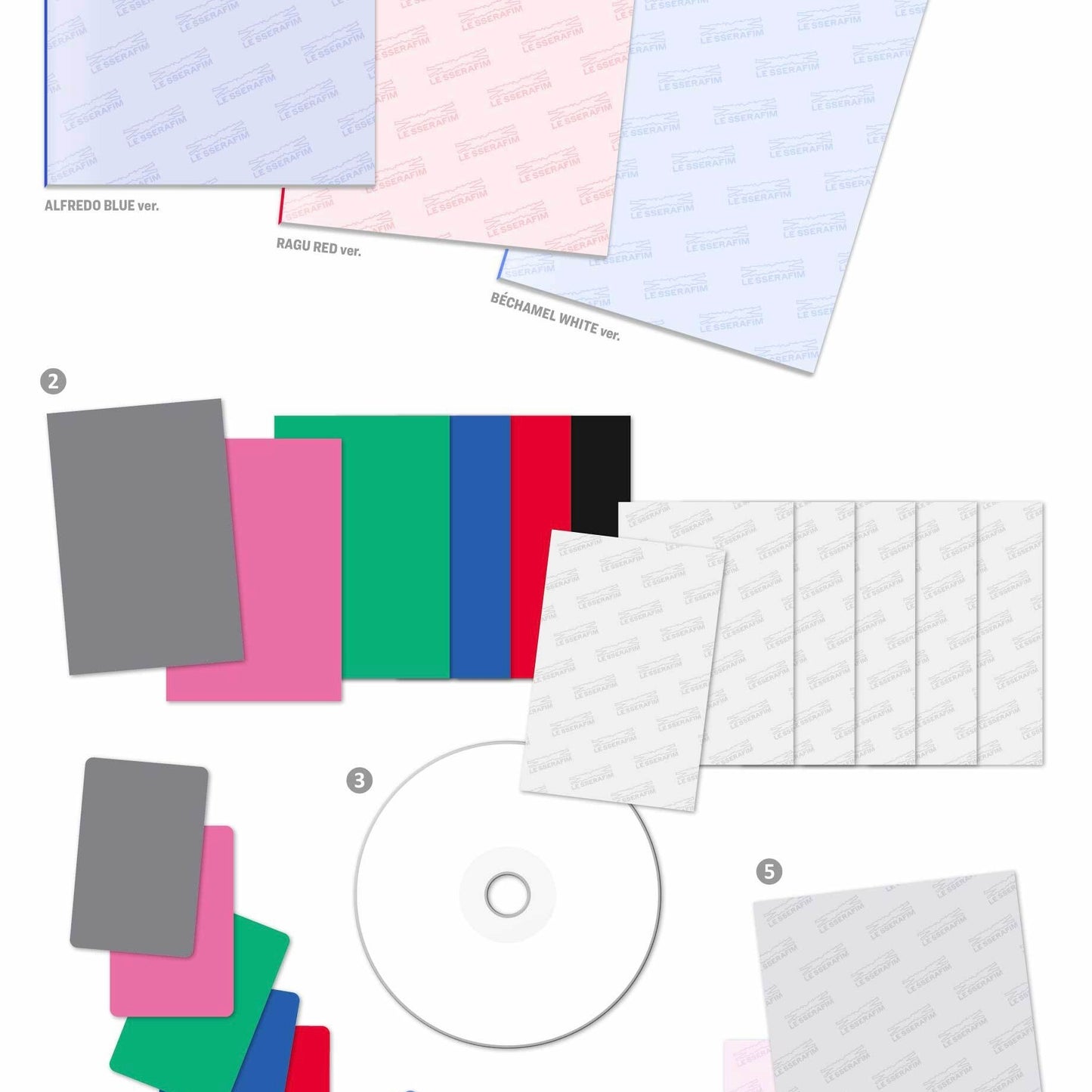 (PRE-ORDER) [HELLO82] [POP-UP EXCLUSIVE] LE SSERAFIM - 'SPAGHETTI' (COMPACT VER.) (6 VERSIONS) RANDOM - LightUpK