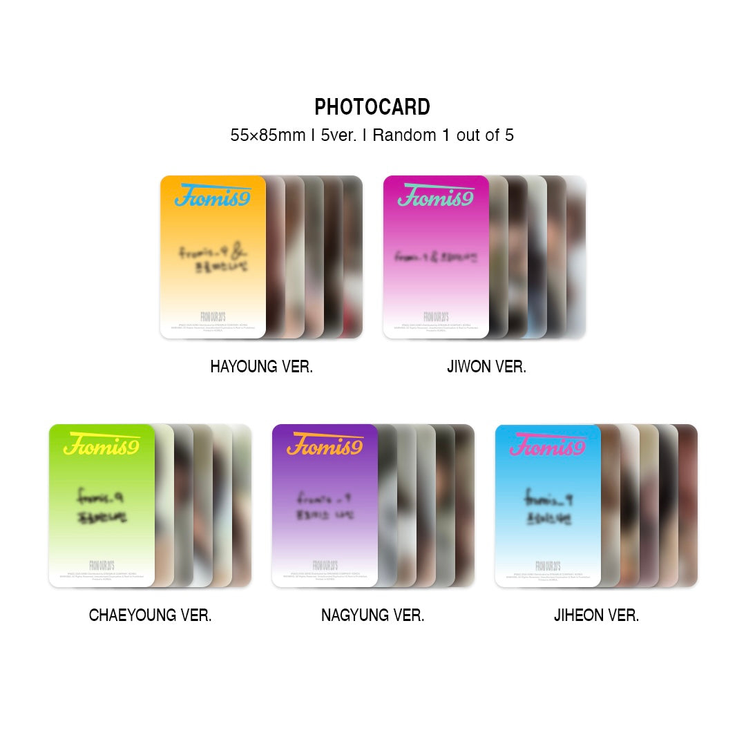 FROMIS_9 - 6TH MINI ALBUM [FROM OUR 20'S] [DIGIPACK VER.] (5 VERSIONS) - LightUpK