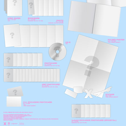 (PRE-ORDER) [HELLO82] [HELLO82 EXCLUSIVE] MONSTA X - THE X (4 VERSIONS) - LightUpK