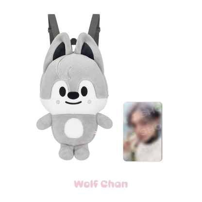(PRE-ORDER) STRAY KIDS - SKZOO PLUSH BACKPACK - STAY IN OUR LITTLE HOUSE (8 VERSIONS) - LightUpK