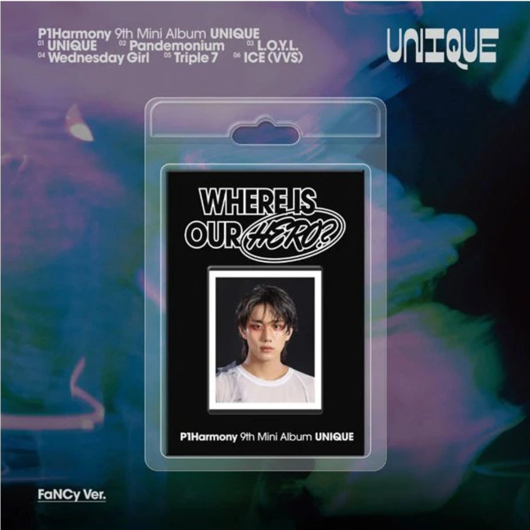 P1HARMONY - 9TH MINI ALBUM [UNIQUE] (FANCY VER.) (6 VERSIONS) - LightUpK