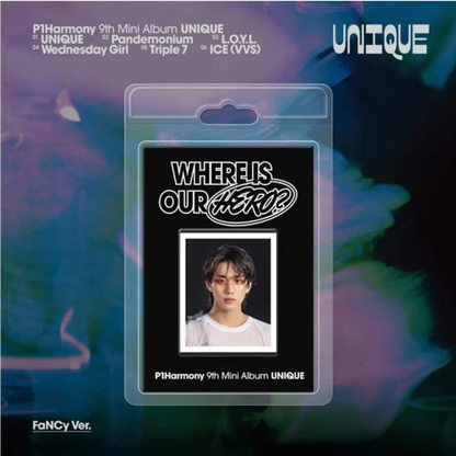 P1HARMONY - 9TH MINI ALBUM [UNIQUE] (FANCY VER.) (6 VERSIONS) - LightUpK