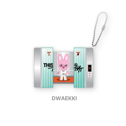 (PRE-ORDER) STRAY KIDS - SKZOO CAPSULE ACRYLIC KEYRING - THIS & THAT MD (8 VERSIONS)