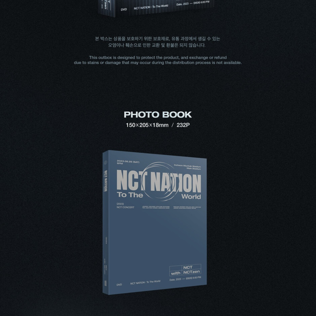 (PRE-ORDER) NCT - 2023 NCT CONCERT [NCT NATION : TO THE WORLD IN INCHEON DVD] (3 DISC)