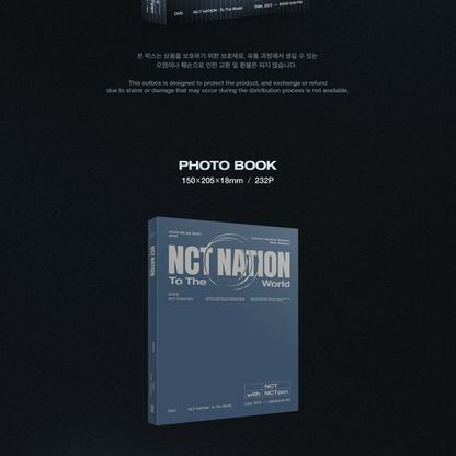 NCT - CONCERT NCT 2023 [NCT NATION : VERS LE MONDE À INCHEON DVD] (3 DISQUES)