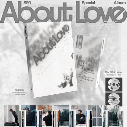 (PRE-ORDER) SF9 - SPECIAL ALBUM [ABOUT LOVE] (2 VERSIONS) - LightUpK