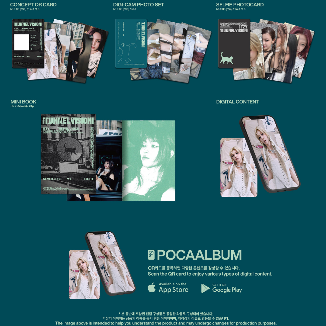 ITZY - TUNNEL VISION (POCAALBUM) (2 VERSIONS)