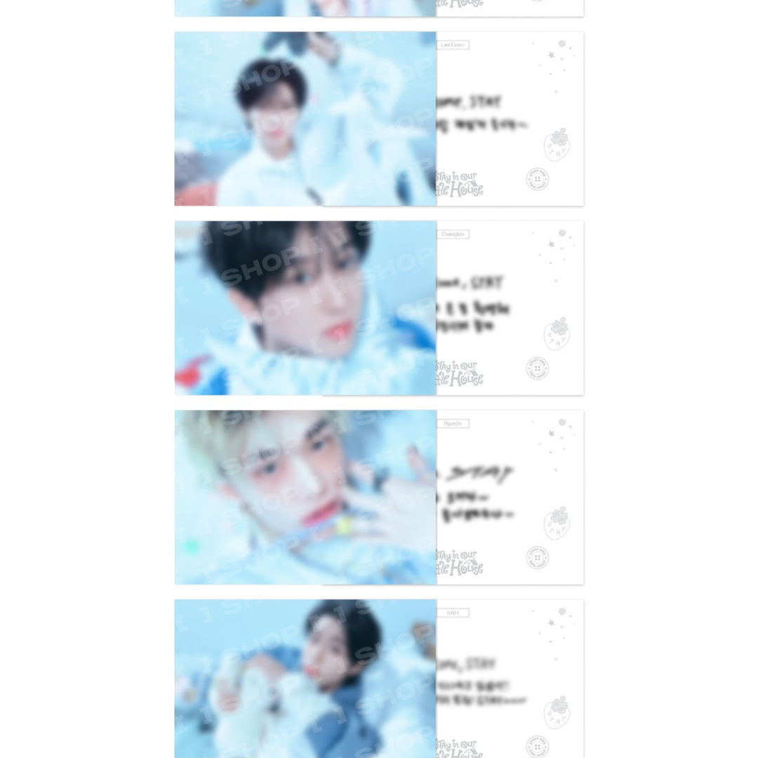 (PRE-ORDER) STRAY KIDS - POSTCARD BOOK - STAY IN OUR LITTLE HOUSE - LightUpK