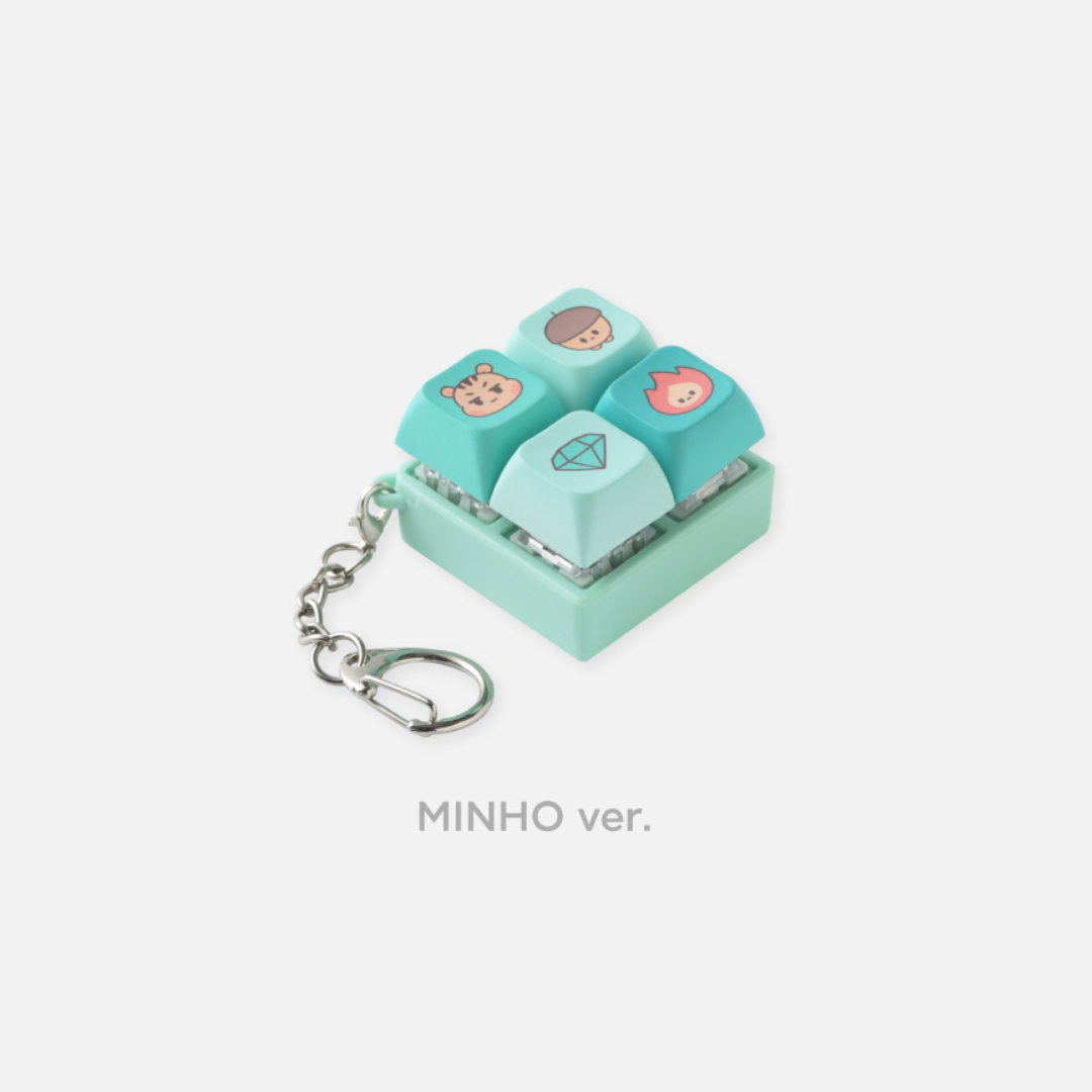 SHINEE - 04 KEYCAP KEYRING / 2025 SHINEE WORLD VII [ESSAY] OFFICIAL MD (4 VERSIONS) - LightUpK