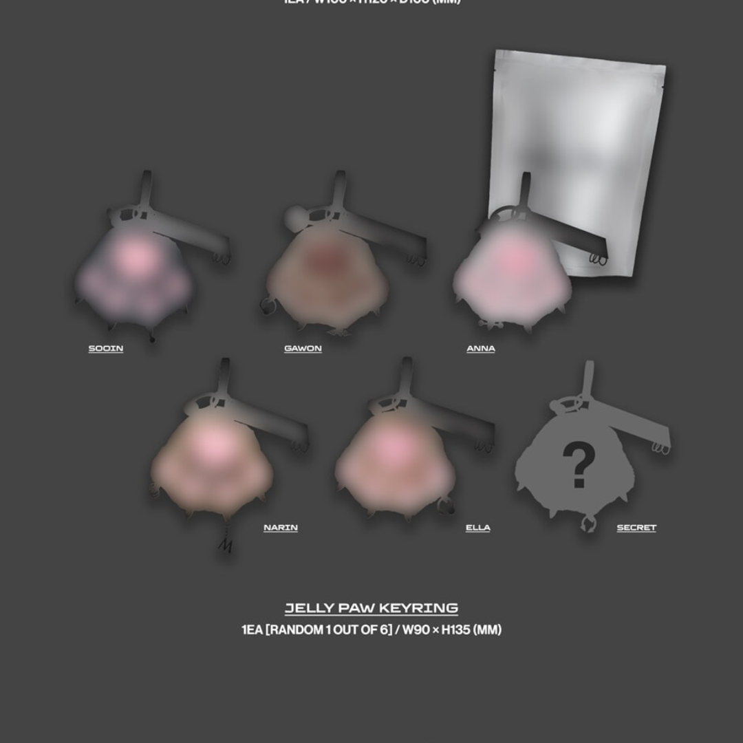 (PRE-ORDER) MEOVV - 1ST EP ALBUM [MY EYES OPEN VVIDE] (JELLY PAW VER.) - LightUpK