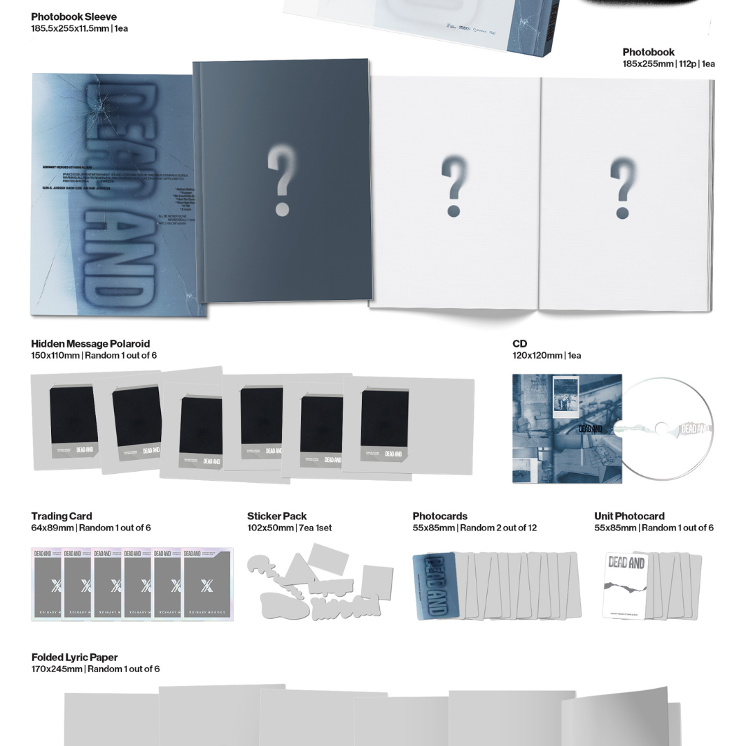 (PRE-ORDER) XDINARY HEROES - 8TH MINI ALBUM [DEAD AND] (2 VERSIONS) RANDOM - LightUpK
