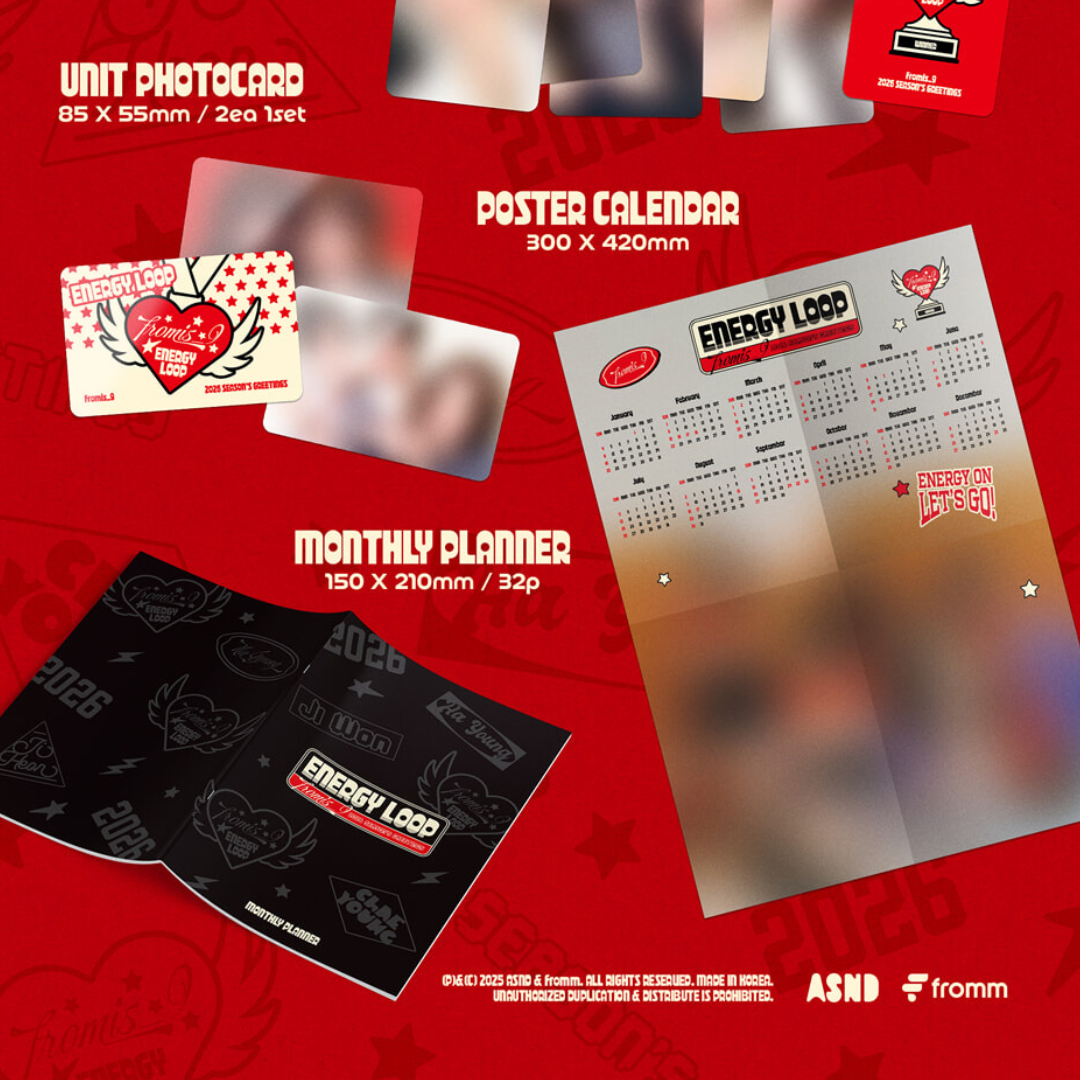 (PRE-ORDER) FROMIS_9 - 2026 SEASON'S GREETINGS [ENERGY LOOP]