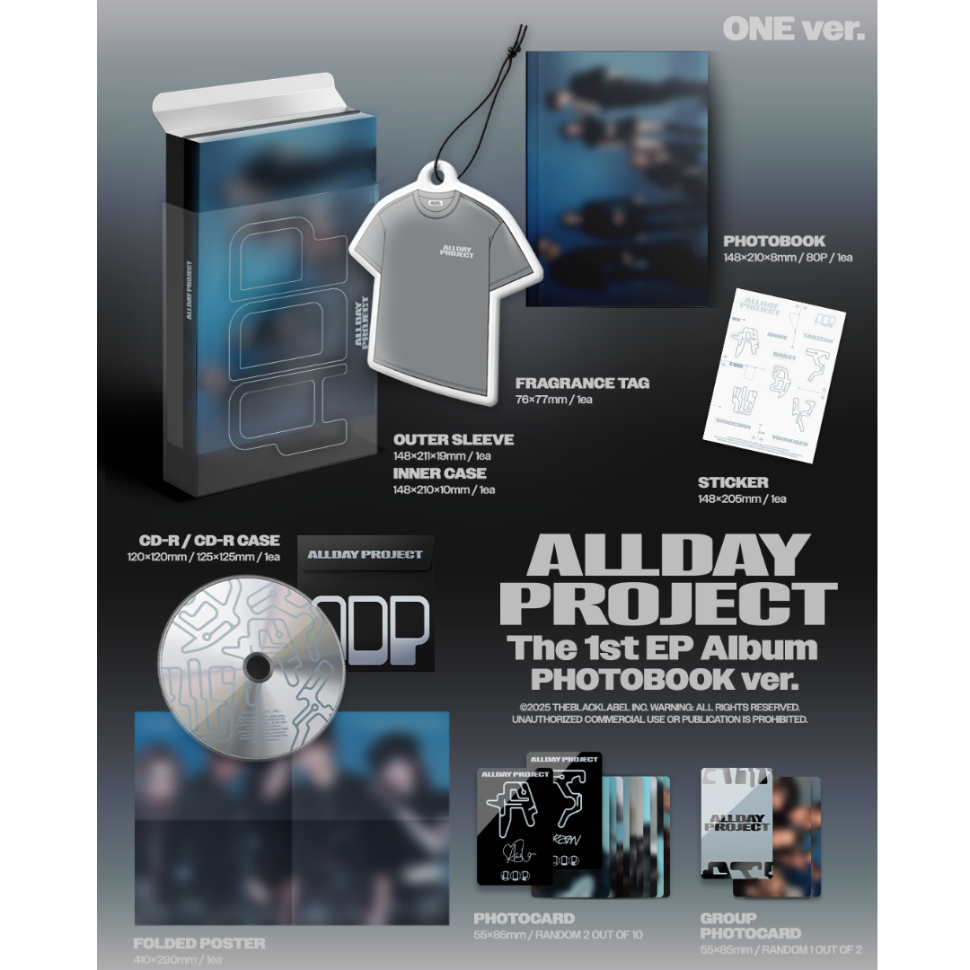 ALLDAY PROJECT - THE 1ST EP ALBUM [ALLDAY PROJECT] PHOTOBOOK VER. (2 VERSIONS)