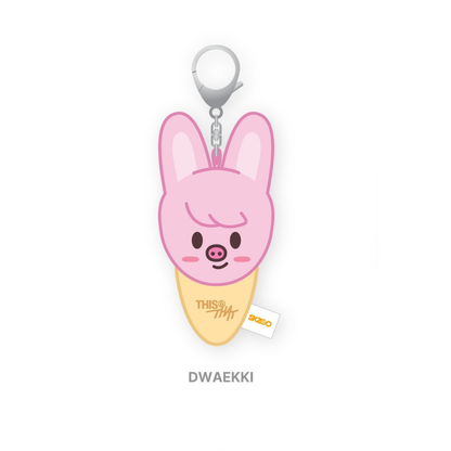 (PRE-ORDER) STRAY KIDS - PLUSH KEYRING ICECREAM VER. - THIS & THAT MD (9 VERSIONS)
