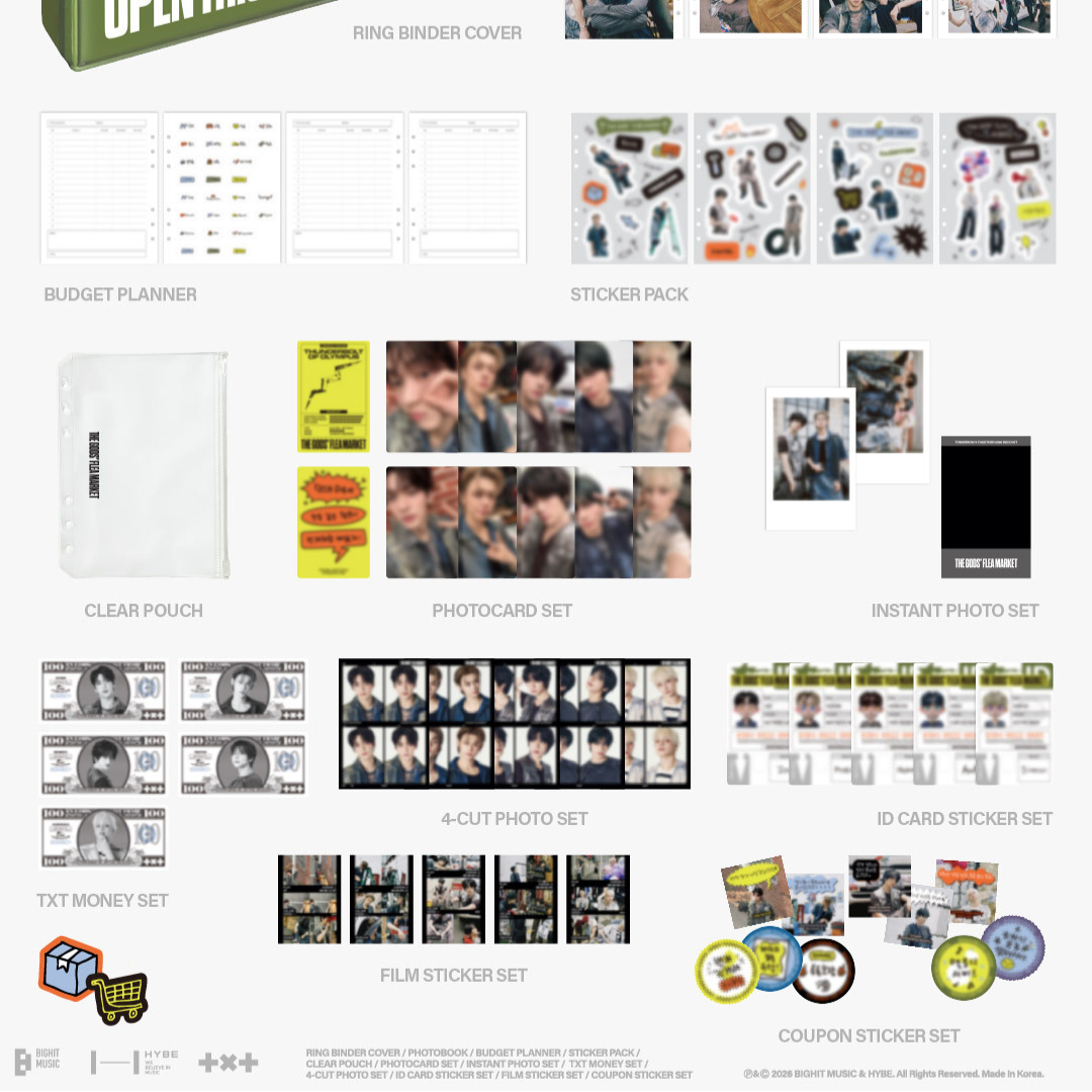 (PRE-ORDER) TOMORROW X TOGETHER (TXT) - 2026 DECO KIT - LightUpK
