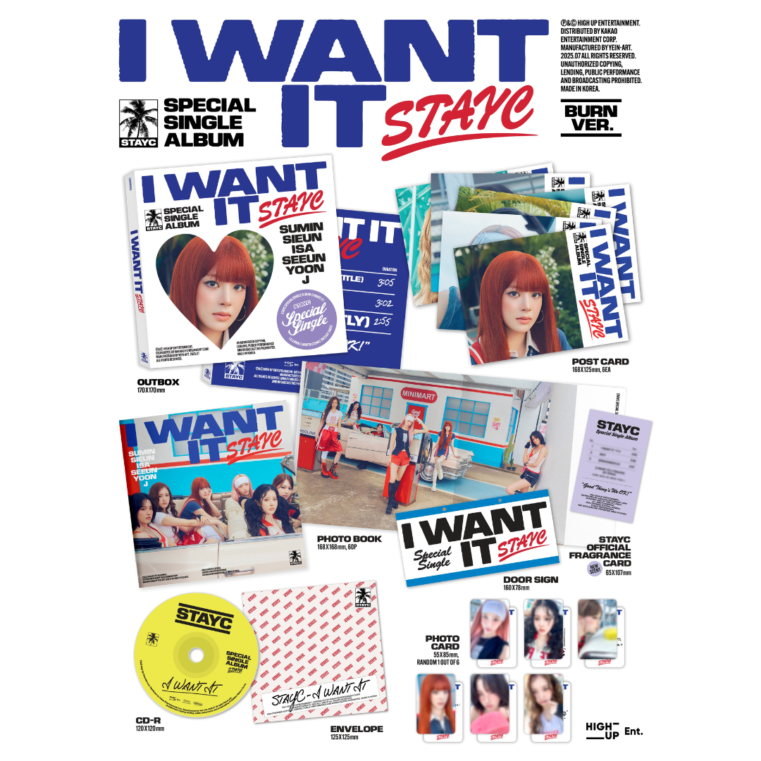 STAYC - SPECIAL SINGLE : I WANT IT (2 VERSIONS) - LightUpK