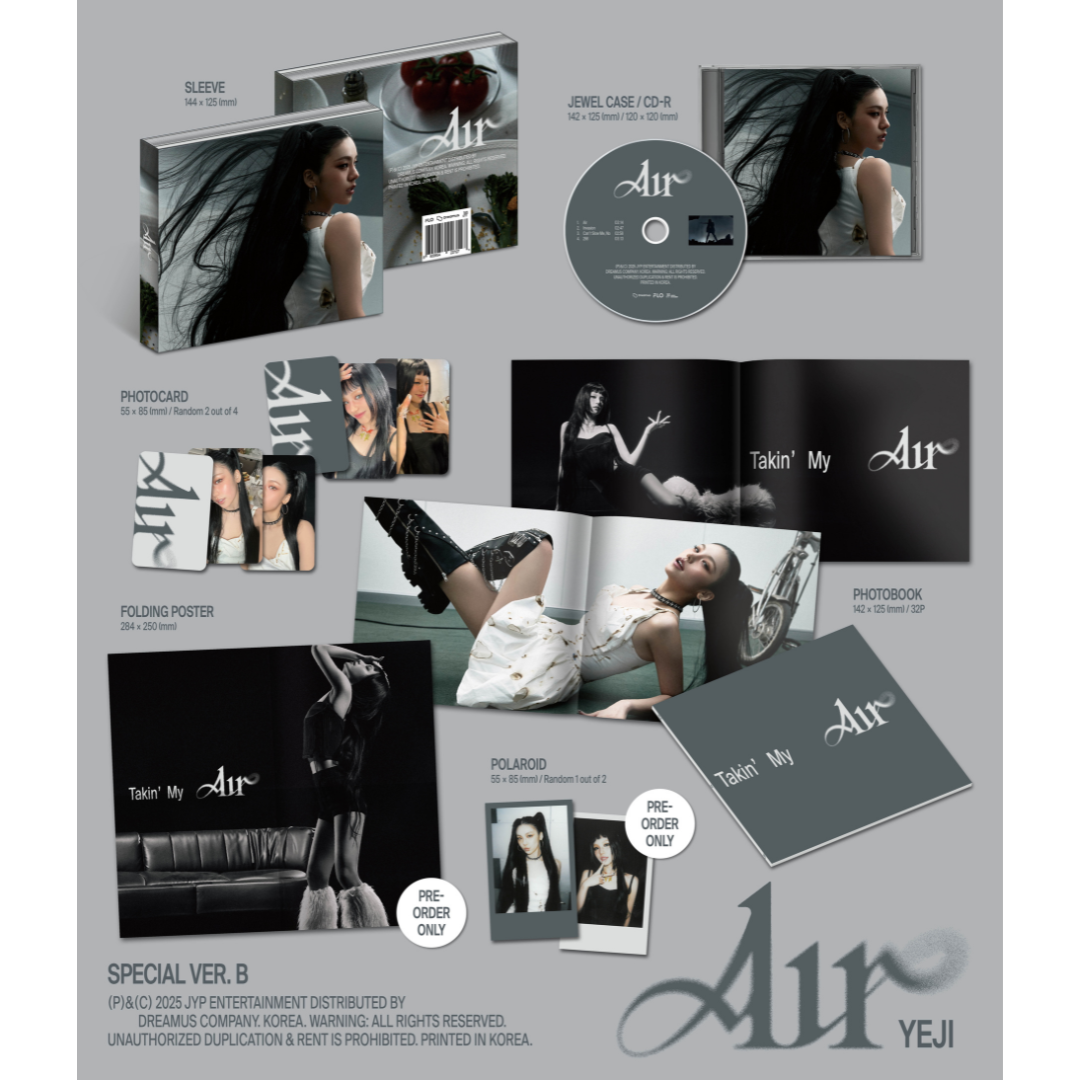 YEJI (ITZY) - [AIR] SPECIAL VER. (2 VERSIONS) - LightUpK