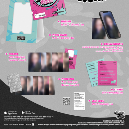 (PRE-ORDER) KEP1ER - THE 7TH MINI ALBUM [BUBBLE GUM] (POCAALBUM VER.) - LightUpK