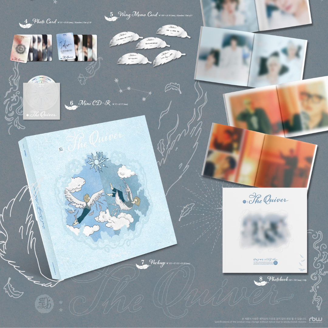 (PRE-ORDER) ONEWE - 2ND SINGLE ALBUM [點 : THE QUIVER] - LightUpK