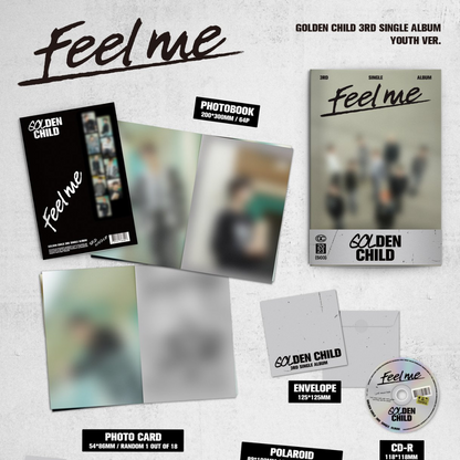 GOLDEN CHILD - 3ÈME ALBUM SINGLE [FEEL ME] (2 VERSIONS)