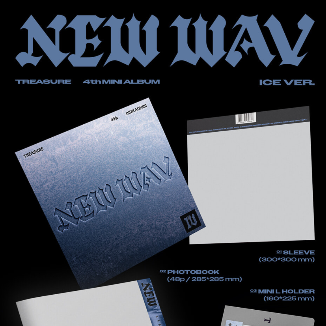 (PRE-ORDER) TREASURE - 4TH MINI ALBUM [NEW WAV] (2 VERSIONS) RANDOM - LightUpK