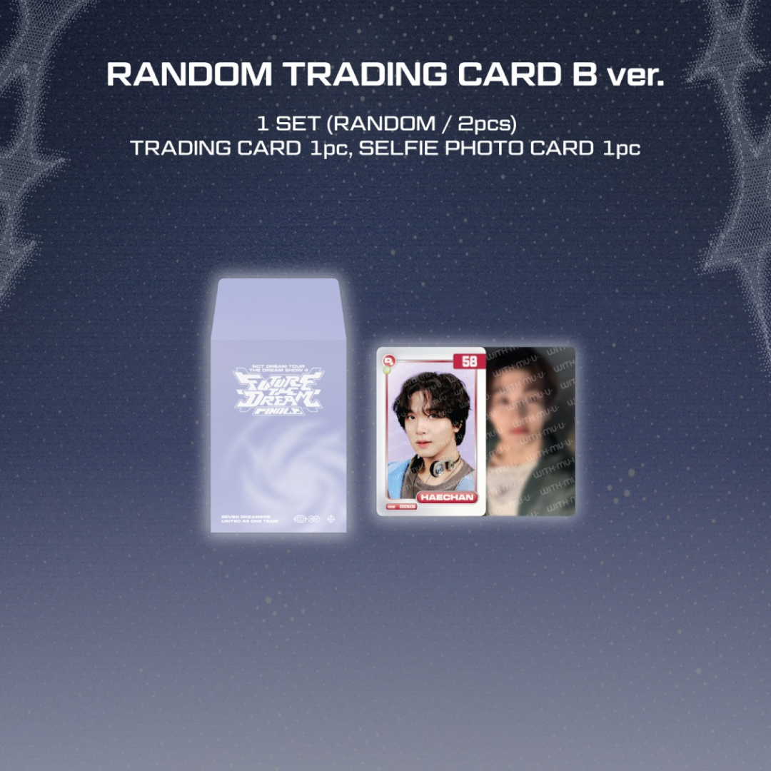 (PRE-ORDER) NCT DREAM - 01 RANDOM TRADING CARD / 2026 NCT DREAM TOUR [THE DREAM SHOW 4 : FUTURE THE DREAM] FINALE OFFICIAL MD (2 VERSIONS) - LightUpK