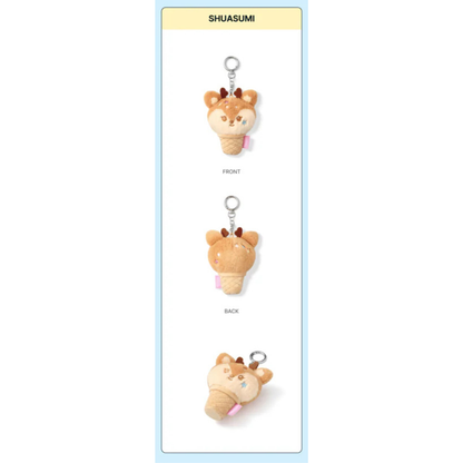 (PRE-ORDER) SEVENTEEN - ICE CREAM WITH MINITEEN CHARACTER POP UP OFFICIAL MD FACE KEYRING (13 VERSIONS)