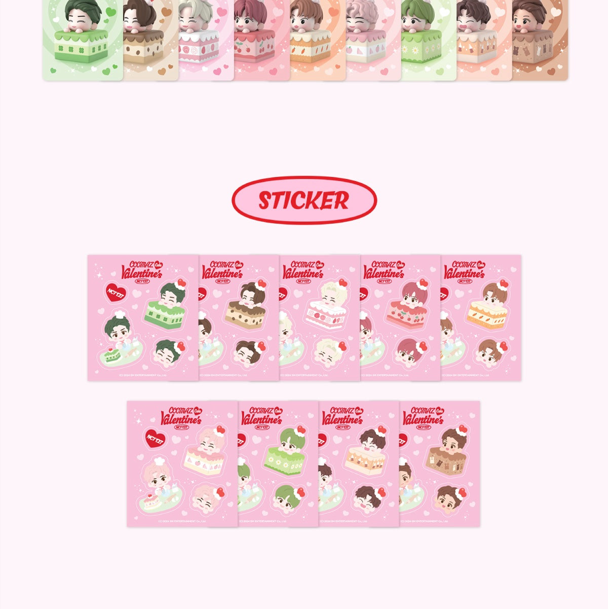 (PRE-ORDER) NCT 127 - CCOMAZ VALENTINE'S CAKE (9 VERSIONS)