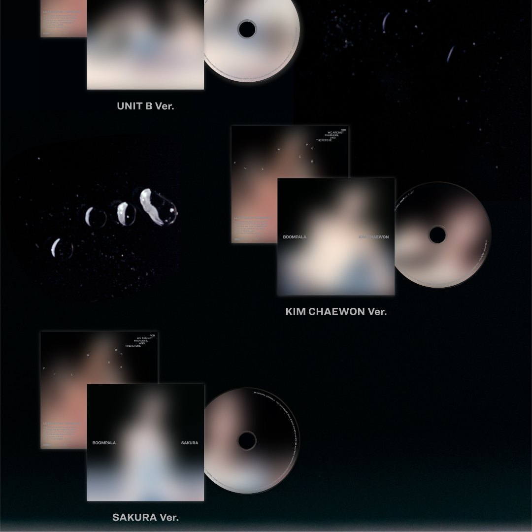 (PRE-ORDER) [HELLO82] LE SSERAFIM - 'BOOMPALA' SINGLE CD (8 VERSIONS) - LightUpK