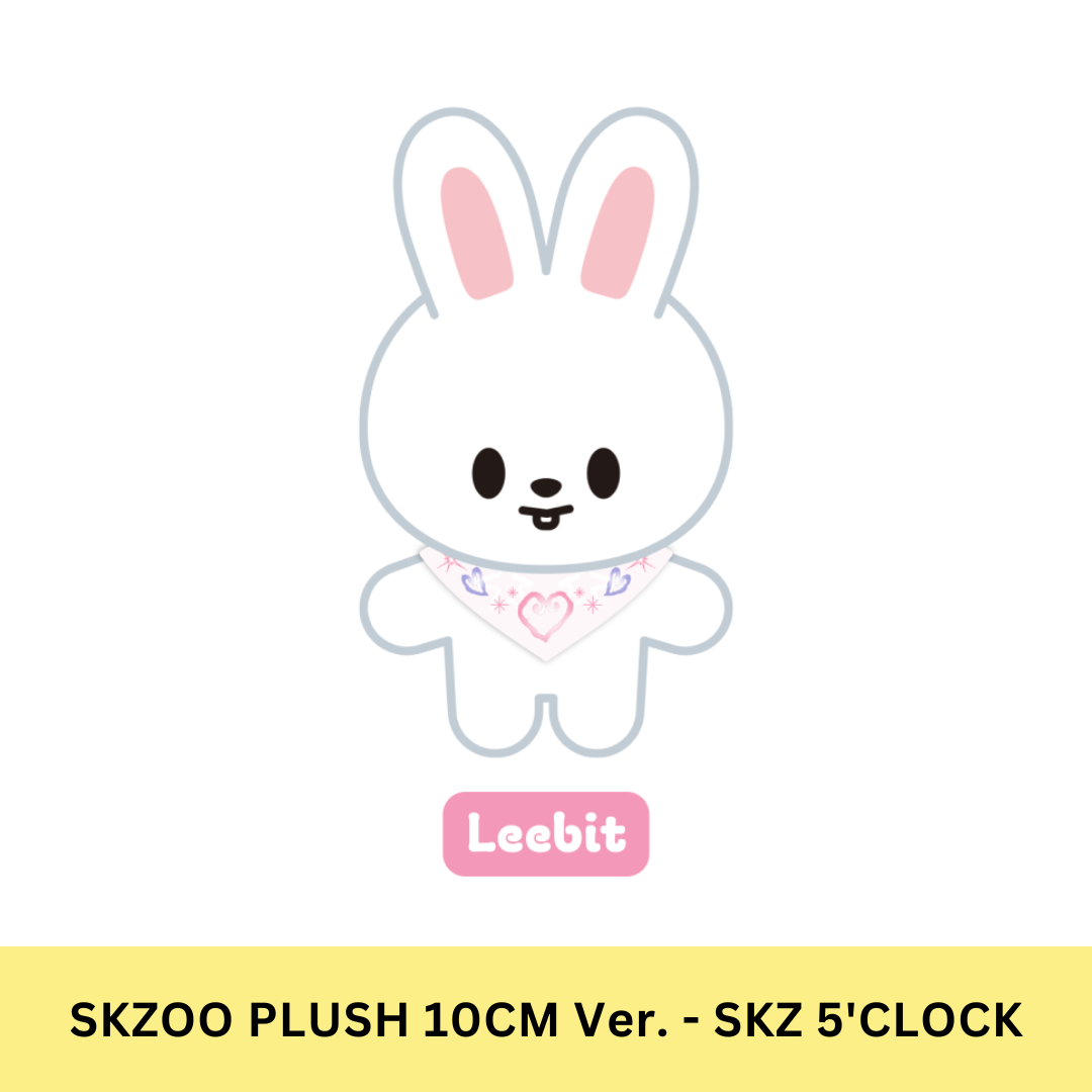 (PRE-ORDER) STRAY KIDS SKZOO PLUSH 10CM Ver. - SKZ 5'CLOCK (8 VERSIONS) - LightUpK