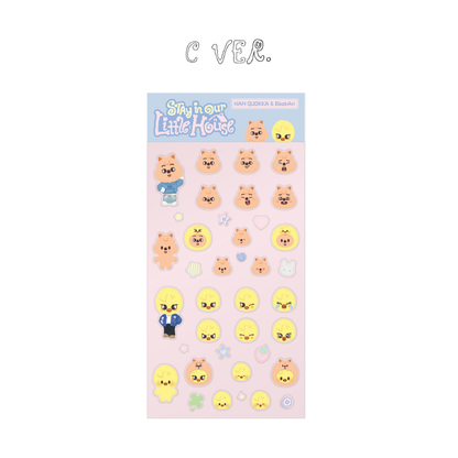 (PRE-ORDER) STRAY KIDS - SKZOO 3D STICKER - STAY IN OUR LITTLE HOUSE (4 VERSIONS) - LightUpK