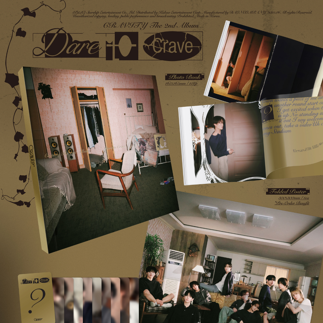 CRAVITY - 2ND ALBUM [DARE TO CRAVE] (3 VERSIONS) - LightUpK