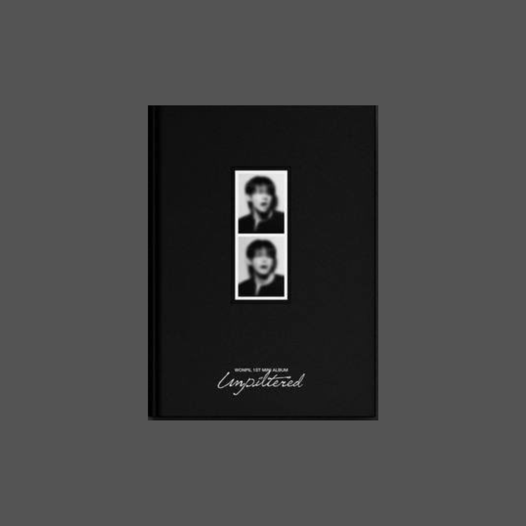 WONPIL (DAY6) - 1ST MINI ALBUM [UNPILTERED] PHOTOBOOK VER. (2 VERSIONS) - LightUpK