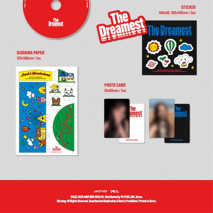 KWON JIN AH - 3RD ALBUM [THE DREAMEST] - LightUpK