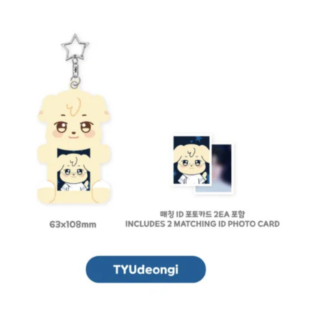 (PRE-ORDER) ATEEZ X ANITEEZ POP-UP [ANITEEZ IN DEJAVU] MD - ACRYLIC MAGNETIC ID PHOTO HOLDER (8 VERSIONS)