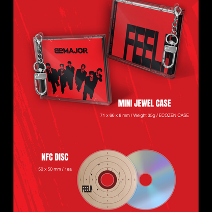 (PRE-ORDER) 82MAJOR - 5TH MINI ALBUM [FEELM] (KEYRING VER.) - LightUpK