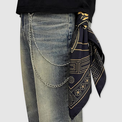 (PRE-ORDER) ATEEZ - 'IN YOUR FANTASY' OFFICIAL 2025 TOUR MERCH BANDANA KEYRING - LightUpK